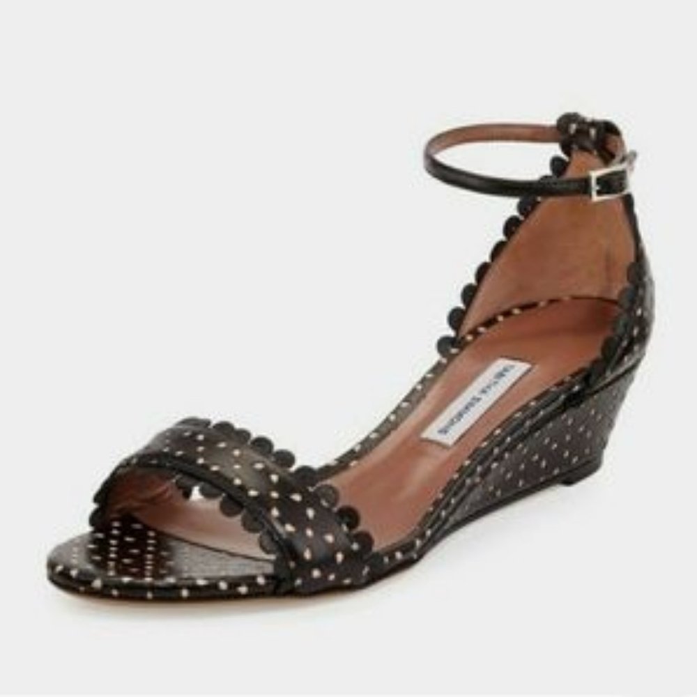 Tabitha Simmons Juniper Perforated Leather Sandals